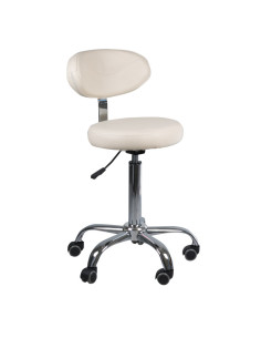 Cosmetic Stool with Backrest BD-9934 Cream
