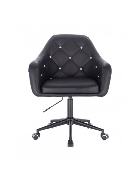 Black Base Chair On Wheels - Black BFHR830