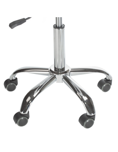 Beauty stool with backrest BD-9934 white