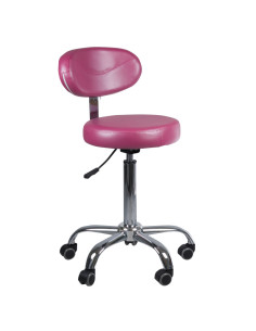 Cosmetic stool with backrest BD-9934 heather