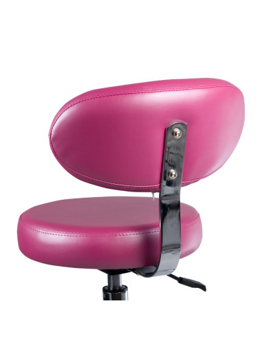 Cosmetic stool with backrest BD-9934 heather