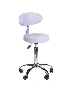Cosmetic stool with backrest BD-9934 lavender