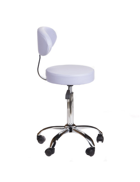 Cosmetic stool with backrest BD-9934 lavender