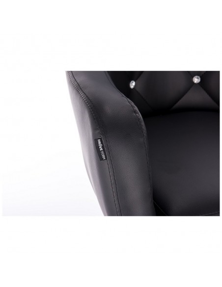 Black Base Chair On Wheels - Black BFHR830