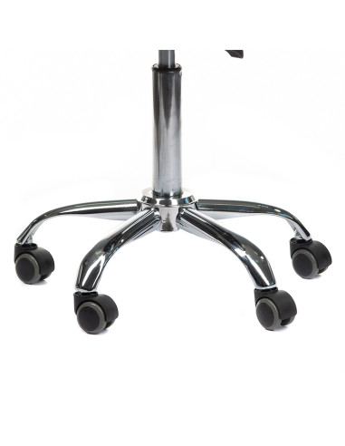 Cosmetic stool with backrest BD-9934 grey