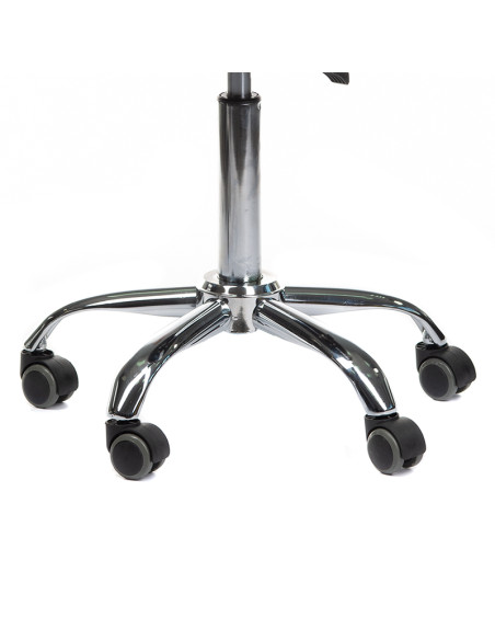 Cosmetic stool with backrest BD-9934 grey