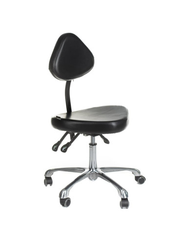 Swivel Tattoo Artist Stool with Backrest ATTE INKOO