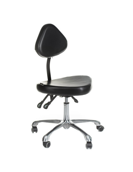 Swivel Tattoo Artist Stool with Backrest ATTE INKOO