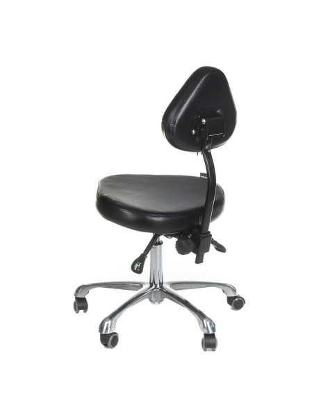 Swivel Tattoo Artist Stool with Backrest ATTE INKOO