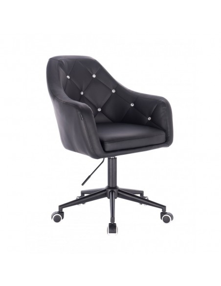 Black Base Chair On Wheels - Black BFHR830
