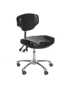 ELMO INKOO Swivel Tattoo Artist's Stool with Backrest