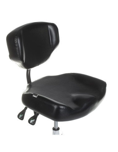 ELMO INKOO Swivel Tattoo Artist's Stool with Backrest
