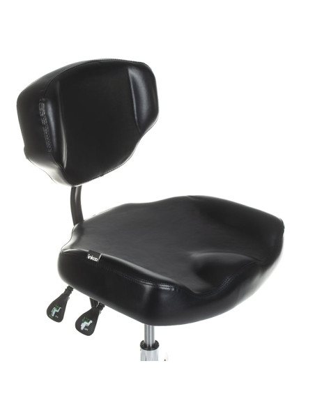 ELMO INKOO Swivel Tattoo Artist's Stool with Backrest