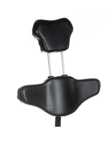 MIKA INKOO Swivel Tattoo Artist Stool with Backrest