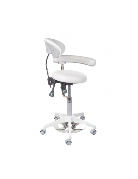 Medical Stool with Backrest BD-Y914 White