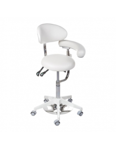 Medical Stool with Backrest BD-Y914 White