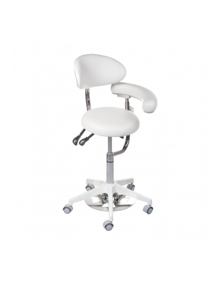 Medical Stool with Backrest BD-Y914 White