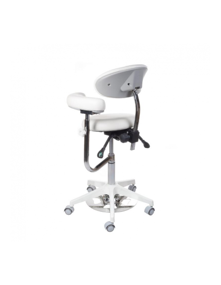 Medical Stool with Backrest BD-Y914 White