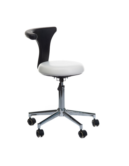 Medical Stool with Armrest BD-Y915 White