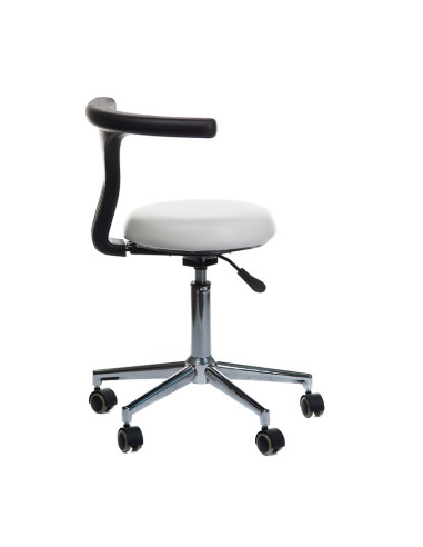 Medical Stool with Armrest BD-Y915 White