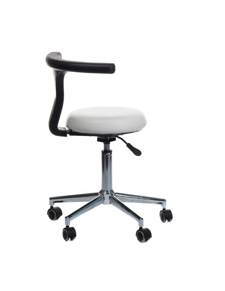 Medical Stool with Armrest BD-Y915 White