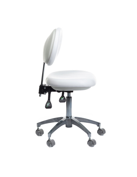 Medical Stool with Backrest BD-Y941 White