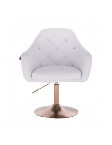 Copper Base Salon Chair - White BFHR830