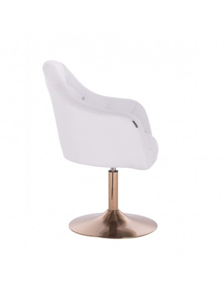 Copper Base Salon Chair - White BFHR830