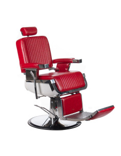LUMBER BH-31823 Red Barber Chair