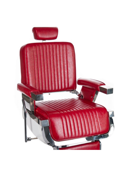 LUMBER BH-31823 Red Barber Chair