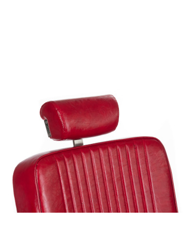 LUMBER BH-31823 Red Barber Chair