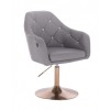 Copper Base Salon Chair - Grey BFHR830
