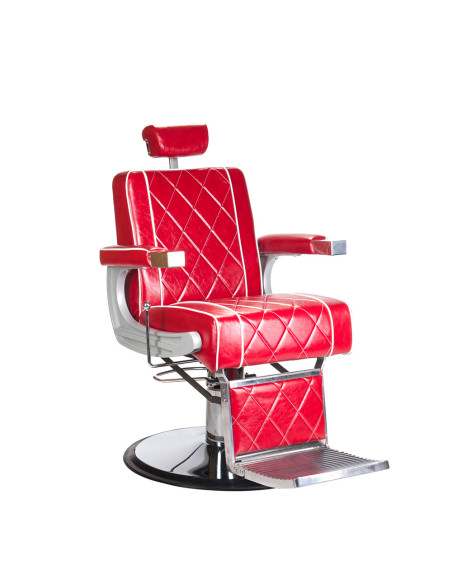 ODYS BH-31825M Red Barber Chair