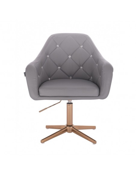 Copper Base Salon Chair - Grey BFHR830CROSS