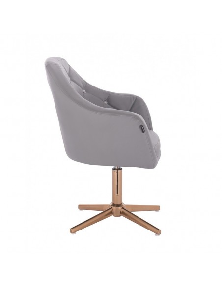 Copper Base Salon Chair - Grey BFHR830CROSS