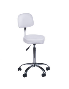Cosmetic Stool with Backrest BH-7268 White
