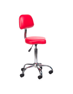 Cosmetic Stool with Backrest BH-7268 Red