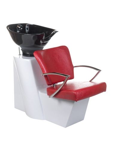 LIVIO Red Salon washbasin Unit BH-8012