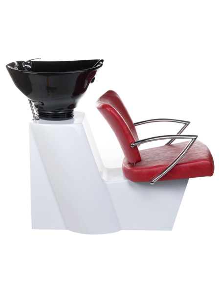 LIVIO Red Salon washbasin Unit BH-8012