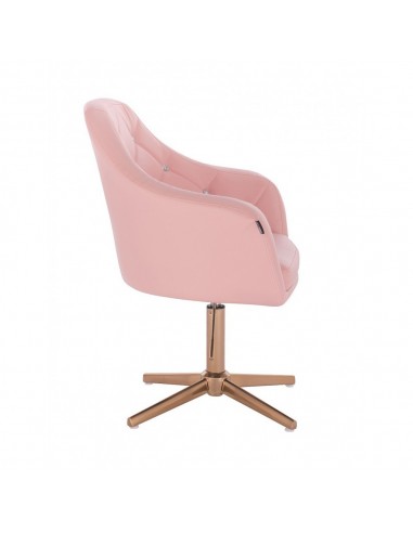 Copper Base Salon Chair - Pink BFHR830CROSS