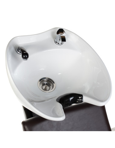 MILO BH-8025 Brown Salon washbasin Unit