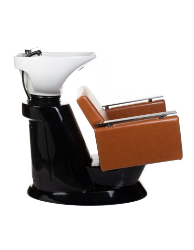 Hair Salon Shampoo Unit MILO BH-8025 Light Brown