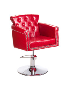 Hairdresser's Chair ALBERTO BH-8038 Red
