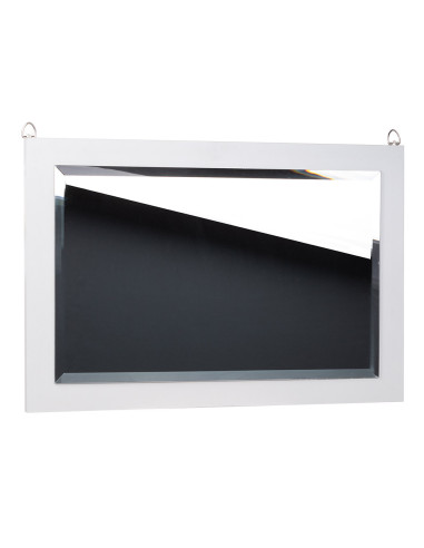 ALVA white dressing table mirror 2 drawers + stool