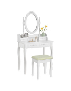 Mira White Dressing Table | Bella Furniture Ireland