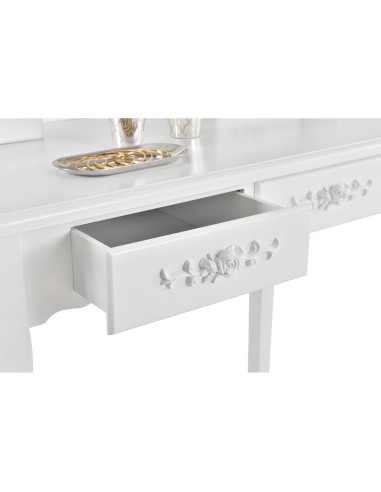 Mira White Dressing Table | Bella Furniture Ireland