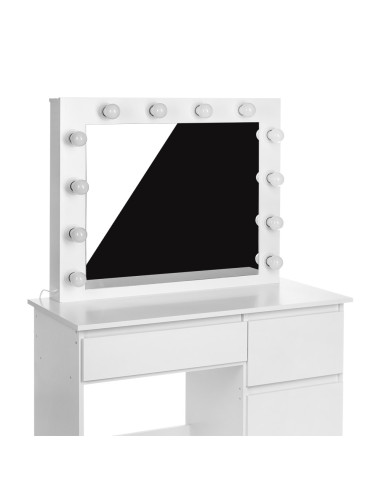 Professional Dressing Table EVA LED White | Bella Furniture Ireland