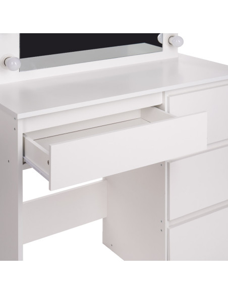 Professional Dressing Table EVA LED White | Bella Furniture Ireland