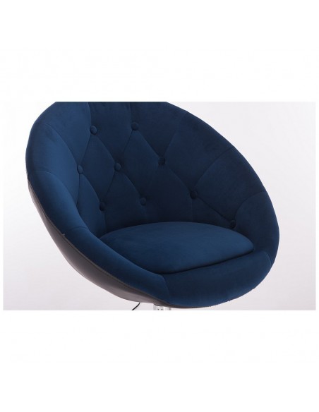 Hroove Salon Chair - Black/Blue BFHR8516