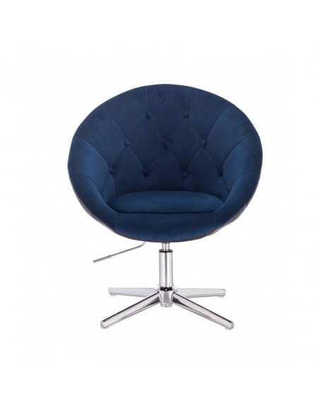 Hroove Salon Chair - Black/Blue BFHR8516CROSS